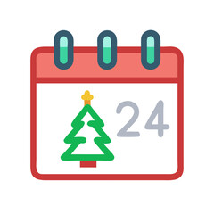 advent calendar icon, advent calendar vector illustration-simple illustration of advent calendar, perfect for advent calendar logos and icons