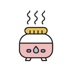 aromatherapy diffuser icon, aromatherapy diffuser vector illustration-simple illustration of aromatherapy diffuser, perfect for aromatherapy diffuser logos and icons