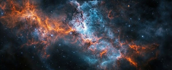 Obraz premium Cosmic Objects in Orbit