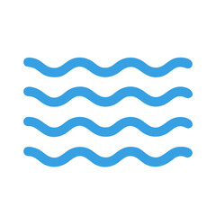 calm ocean waves icon, calm ocean waves vector illustration-simple illustration of calm ocean waves, perfect for calm ocean waves logos and icons