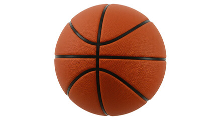 Fototapeta premium Orange basketball isolated on black