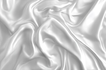 Fototapeta premium Elegant, soft, white fabric folds
