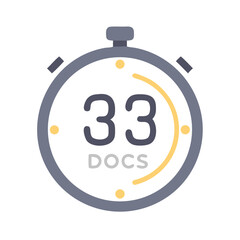 countdown timer icon, countdown timer vector illustration-simple illustration of countdown timer, perfect for countdown timer logos and icons