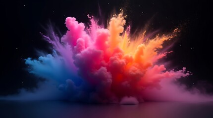 Explosions of light and fire painted the dark sky over the river and water, like nebulae in space