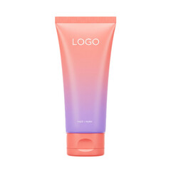 Elegant cosmetic tube design for face cream product