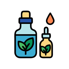 essential oils icon, essential oils vector illustration-simple illustration of essential oils, perfect for essential oils logos and icons