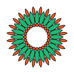 abstract floral pattern vector illustration