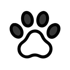 family pet paw print icon, family pet paw print vector illustration-simple illustration of family pet paw print, perfect for family pet paw print logos and icons