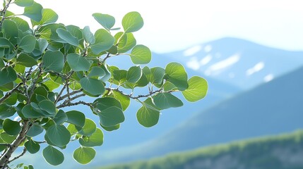 Mountainside foliage