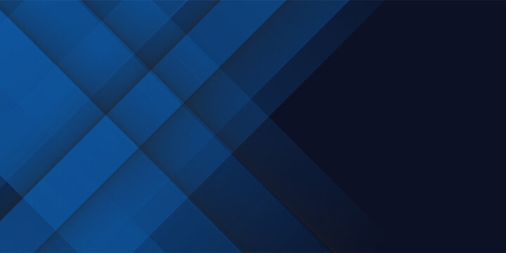 Blue black abstract background geometry shine and layer element vector for presentation design. Suit for business, corporate, institution, party, festive, seminar, and talks
