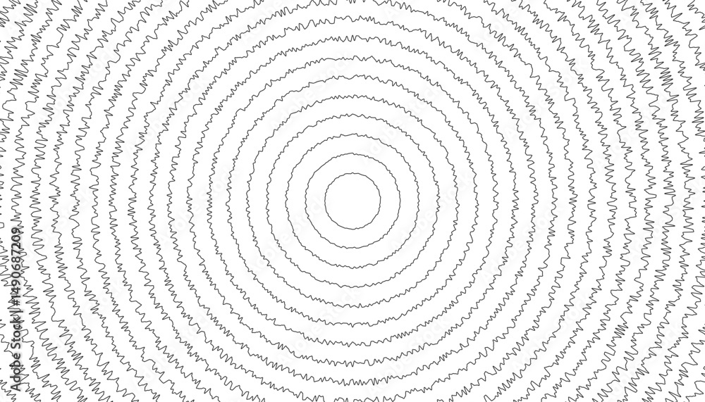 Poster black and white grunge circular signal pattern for modern background and jersey design. fully editab