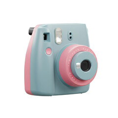 Charming pastel instant camera for capturing precious moments