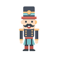 nutcracker figure icon, nutcracker figure vector illustration-simple illustration of nutcracker figure, perfect for nutcracker figure logos and icons