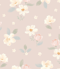 Captivating Stories Hand Drawn Scroll and Flower Artworks