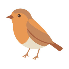 robin bird icon, robin bird vector illustration-simple illustration of robin bird, perfect for robin bird logos and icons