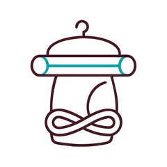 spa towel wrap icon, spa towel wrap vector illustration-simple illustration of spa towel wrap, perfect for spa towel wrap logos and icons