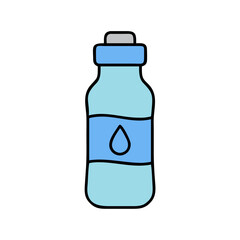 water bottle icon, water bottle vector illustration-simple illustration of water bottle, perfect for water bottle logos and icons