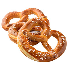 Pretzel on White Background