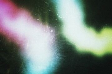 Abstract distressed scratches film grain texture with heavy noise, light leaks photo overlay effect background, grunge dirty photo overlay lights leaks film grain, warm colors