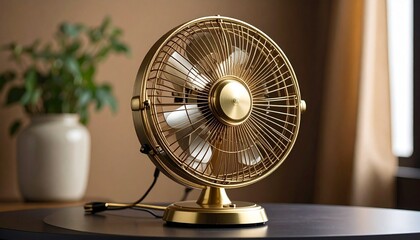 fan on the table