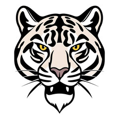 Fototapeta premium tiger head vector