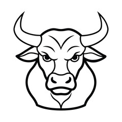 portrait of a bull