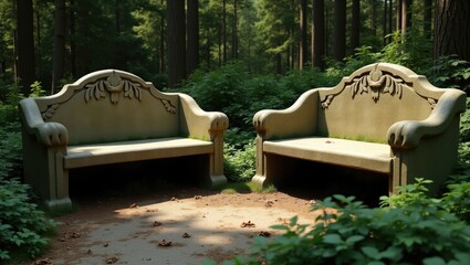 bench in the garden