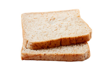 slices of bread isolated