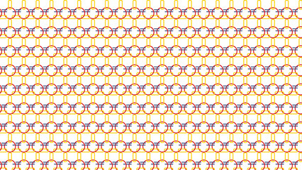 linking pattern made with pop art colours