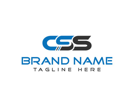 Modern CSS logo design vector template for company branding and innovative business identity presentation