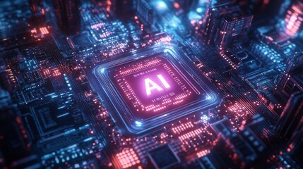 Obraz premium circuit board background