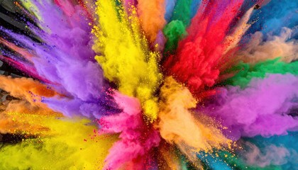Colorful Powder Explosion