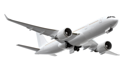 Soaring High: An aircraft gracefully ascends, a testament to human ingenuity and the marvels of modern transportation.