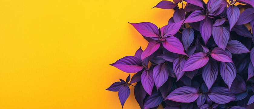 O contraste de cores vibrantes do ver&atilde;o &eacute; mostrado pela planta Tradescantia purple heart, tamb&eacute;m chamada de Purple Queen