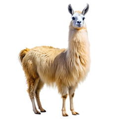 Naklejka premium Majestic Llama HighResolution Photo isolated on transparent background