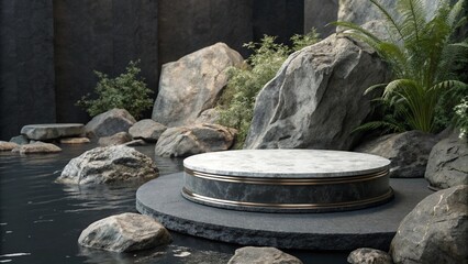Fototapeta premium water fountain in the park