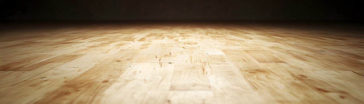 A Detailed View of Light-Colored Wood Flooring