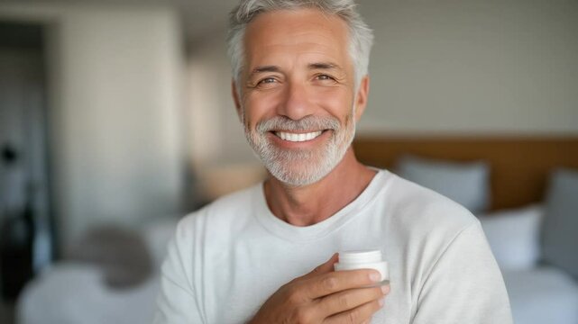 Aging gracefully with peptide cream and self-acceptance