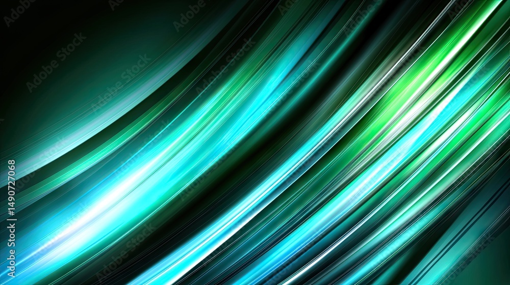Aufkleber abstract design with diagonal glowing lines.