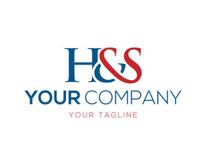 Professional H and S initial logo design vector template ideal for modern brand identity and corporate style