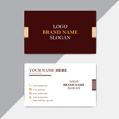 Simple Business Card Design Layout.
