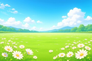 Fototapeta premium meadow with flowers