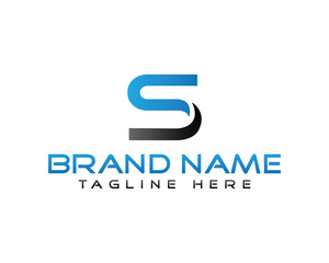 Modern S or SS letter logo vector template design for business branding and corporate identity design