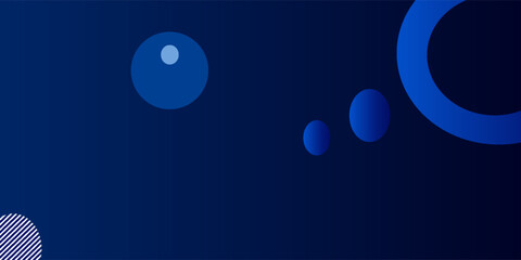 Minimal geometric background. Blue elements with fluid gradient. Cool background design for posters. Eps10 vector