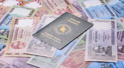 International passport of Bangladeshi citizen for global business