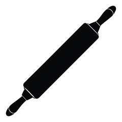 baker element isolated rolling pin on white background