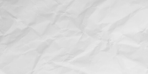 White crumpled recycle paper texture background. Closeup of white crumpled paper for texture background. 