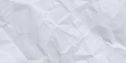 White crumpled recycle paper texture background. Closeup of white crumpled paper for texture background. 