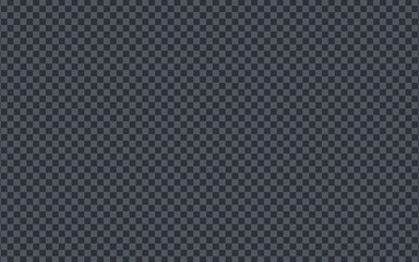 Seamless vector dark checkerboard pattern, commonly used to indicate transparency. Perfect as a background texture or graphic element for digital design projects.