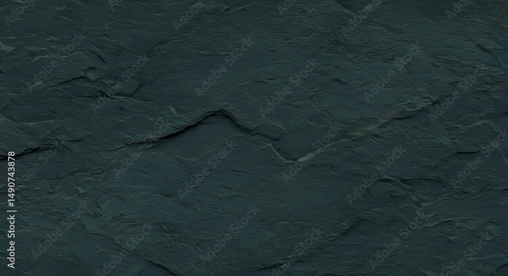 Poster dark natural slate stone texture background with rough surface pattern